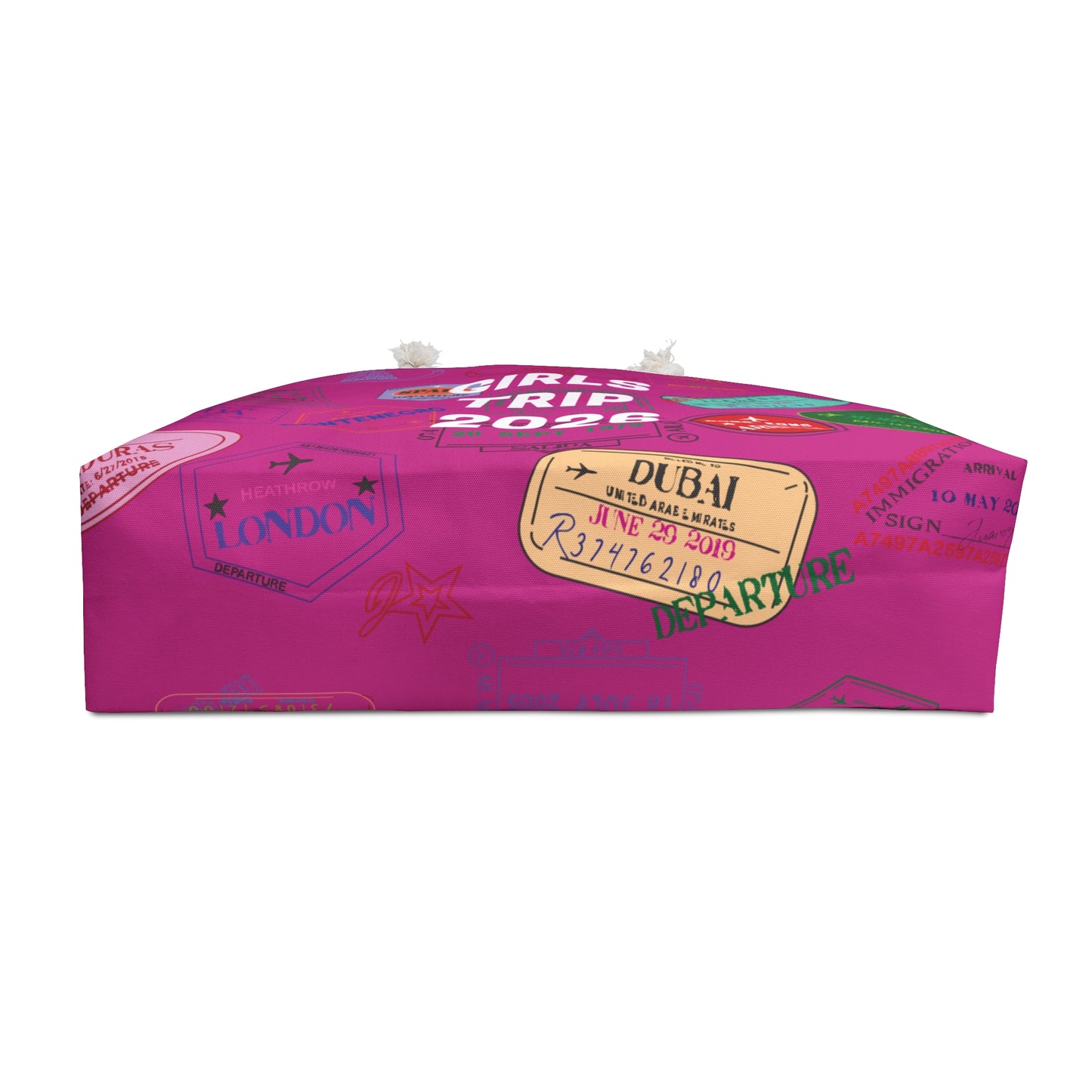 Girls Trip 2025 Weekender Bag PINK - Travel-Inspired Tote