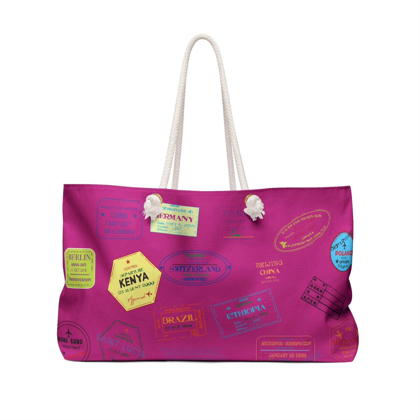 Copy of Girls Trip 2025 Weekender Bag PINK - Travel-Inspired Tote