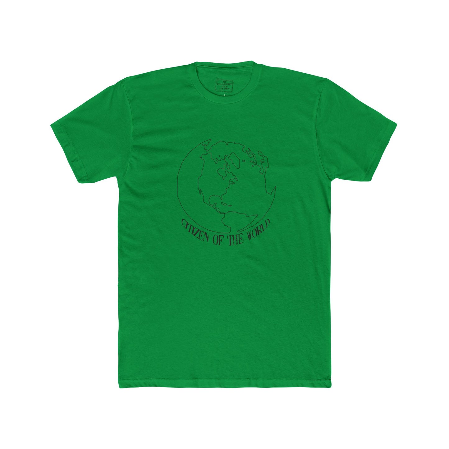 Citizen of the World Unisex Cotton Crew Tee - Earth Graphic Tee for Global Citizens