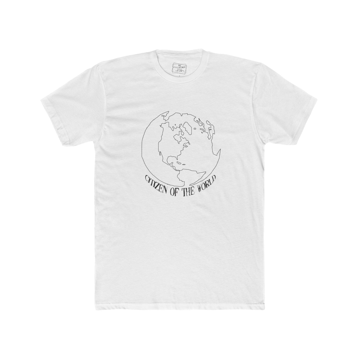 Citizen of the World Unisex Cotton Crew Tee - Earth Graphic Tee for Global Citizens