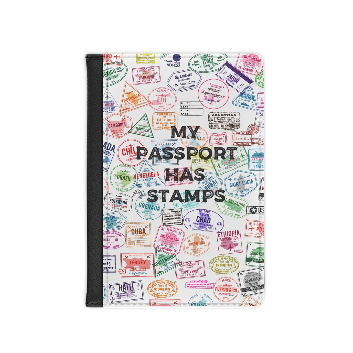 My Passport Has Stamps Cover - Travel Accessory for Adventurous Souls