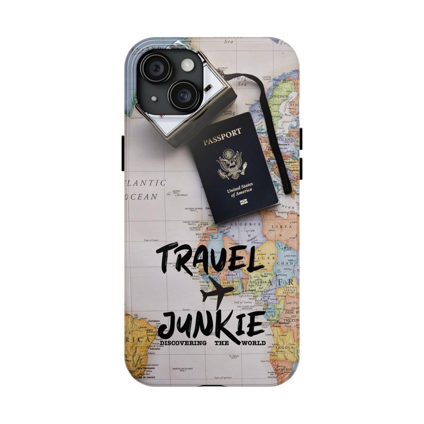 Travel Junkie Phone Case - Perfect for Adventure Lovers and Globe Trotters