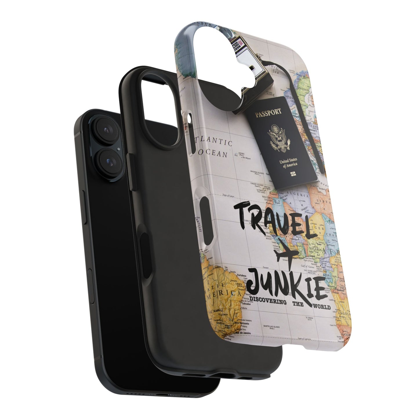 Travel Junkie Phone Case - Perfect for Adventure Lovers and Globe Trotters