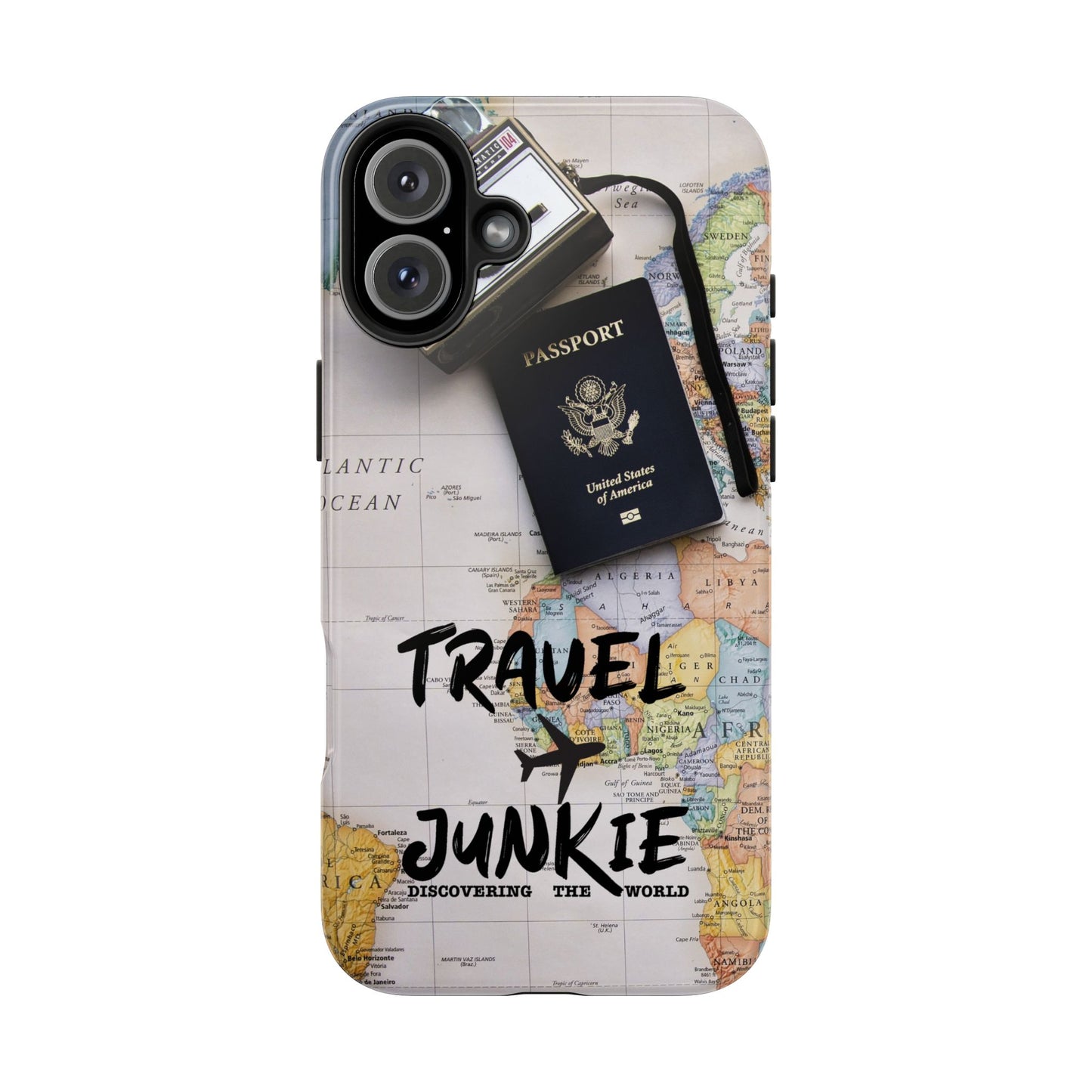 Travel Junkie Phone Case - Perfect for Adventure Lovers and Globe Trotters