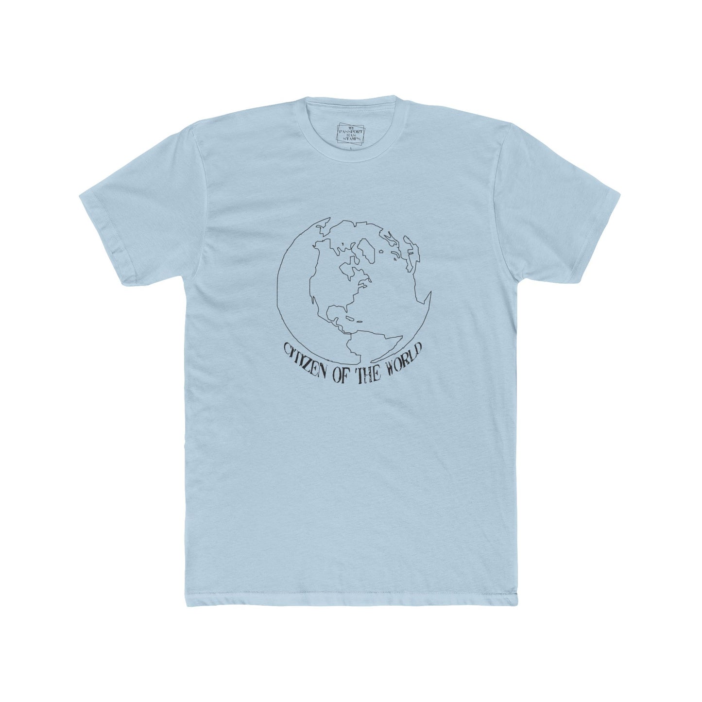 Citizen of the World Unisex Cotton Crew Tee - Earth Graphic Tee for Global Citizens