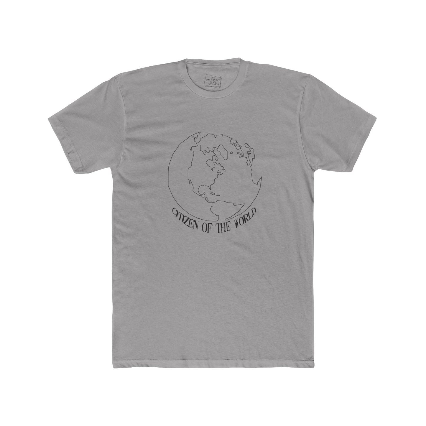 Citizen of the World Unisex Cotton Crew Tee - Earth Graphic Tee for Global Citizens