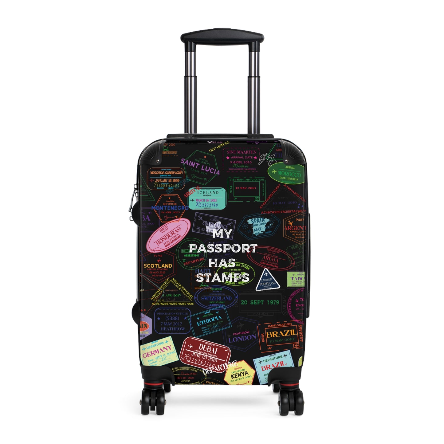 Travel Suitcase - 'My Passport Has Stamps' Design